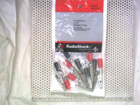 270-0375 Radioshack Insulated Grip 2-1/4 Inch Alligator Clips 300ml 5red 5black