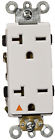 81926 Receptacle Morrisproducts White Duplex Isolated 20a-250v Ground Decorator