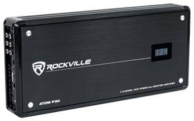 Atom-p30 Rockville Atom P30 2400 Watt 4-channel Marine/atv/car Amplifier Amp Volt Meter