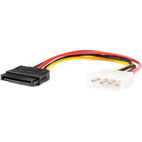 Y10c214-b1 Rocstor Premium 6in 4 Pin Molex To Left Angle Sata Power Cable Adapter - Lp4