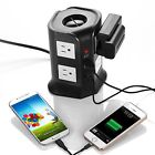 Safemore Plug Power Adapter Us Travel 8 Outlet 4usb Output Universal Charger Strip 680474392278