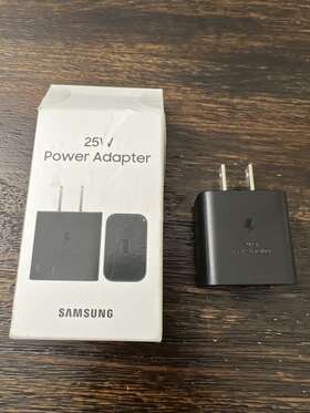 Ep-t2510nwegus Samsung Genuine 25w Super Fast Charging Power Adapter Ep-t2510 White Used