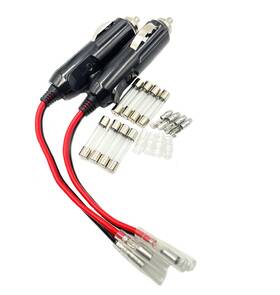 Ddd374 Sautop 2pcs Replacement Cigarette Lighter Plug 12v Fused Male