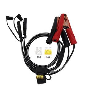 Sccke0035b Sccke 3.3ft 14awg Battery Alligator Crocodile Clip To 2 Sae Connector Extension Cab