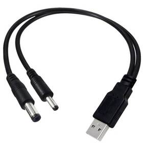 Sea5135112555213usbt Seadream Usb A To Dc 5.5mm X 2.mm And 3.5mm X.35mm Barrel Plug 2 In Power 1