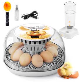 Sxy-us-eg12 Senxingyan Egg Incubator For Hatching Chicks Automatic Turner Holds 12 Eggs Smart
