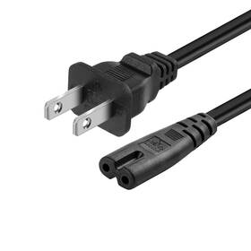 Sguuvay 696952553413 2 Prong Ac Power Cord Replacement Cable Ul Listed