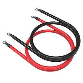 Shierleng 791281454018 2 Awg Gauge Red Black Pure Copper Battery Cables Power Inverter Wire Set
