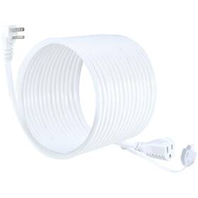 Hsc-203 Sparking 25ft 16gauge White Outdoor Extension Cord - 90degree Flat Plug 3 Pron