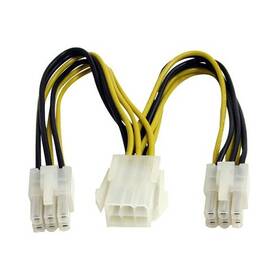 Startech 065030842372 Pciexsplit6 6in Pci Express Power Splitter Cable - Adds Two Extra Pcie