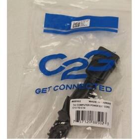 Startech 065030884860 Pac10010pk Ac Power Extension Cord 1ft 0.3m 18awg Supply Extens