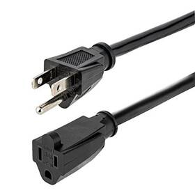 Nema5-15r Startech.com 065030894432 15ft 4.5m Heavy Duty Extension Cord Nema5-15p To Black