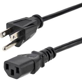 260204 Startech.com 6 Ft Standard Computer Power Cord Pxt10110pk