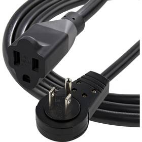 261609 Startech.com 6ft 2m Power Extension Cord - 360 Rotating Flat Plug