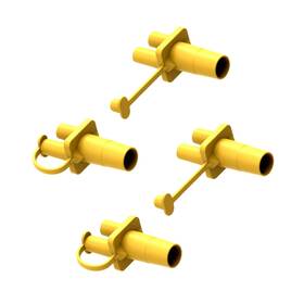Strendier 417248205403 4pcs Tubing Adapter Compatible With Ameda Purely Yours Hygienikit Breast Pump