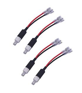 Strendier 786833617195 H1 Led Headlight Replacement Male Plug Single Diode Converter Wiring Connecti