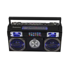 Sb2145b Studebaker 80s Retro Street Bluetooth Boombox With Fm Radio Cd Play