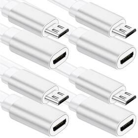Cable-01 Sumind 4 Pcs Micro Usb Extension Cable 10 Ft/ 3 Meters Feet White