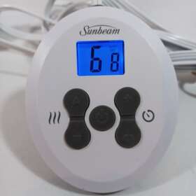 Bdy21 Sunbeam 100w Electric Heating Blanket Controller 3 Prong Excellent Cond