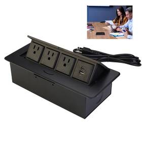 Swt0001 Sunwyxtek Pop Up Power Outlet Conference Table Recessed Desktop Socket Wi