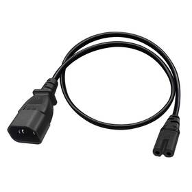 Tekit 712885101252 Standard Molded Iec 320 C14 To C7 Plug Ac Power Adapter Cable Pdu Ups S