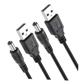 Tny-usb2-dc5v-24awg-3ft Teninyu Inc. Usb 2.0 A Male To Dc 5.5x2.5mm 5 Volt 24awg Barrel Jack Power Cable