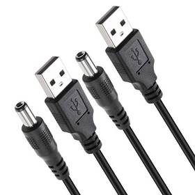 Tyy-dc55 Teninyu Inc. Usb 2.0 A Male To Dc 5.5x2.1mm 5 Volt 24awg Connector Charge Barrel