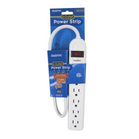 Tg Llc 787790080336 Treasure Gurus Computer Surge Protector Electronics Power Strip Multi 6 Outle