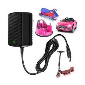 250318-1 Tooaemis 12v Battery Charger For Ride On Toys Kidzone Bumper Car Fanttikride Electric