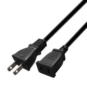 Toptekits 794604605579 5ft/1.5m Usa Outlet Saver Power Extension Cord Cable 125v 15a 2-prong 2 Out