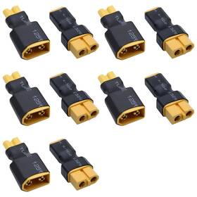 Xt60 Tosiicop 768365638879 Xt30 Connector To Plug - 10 Pcs Male Female Adapt