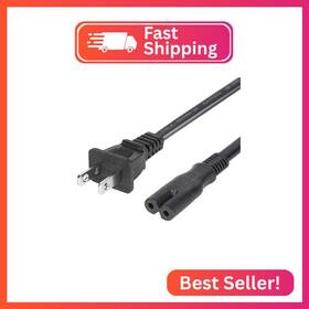 Gss2771 Tpltech Ac Power Cord For Tcl Roku Sharp Insignia Hisense Smart Led Lcd Hd Tv 2 Prong Po