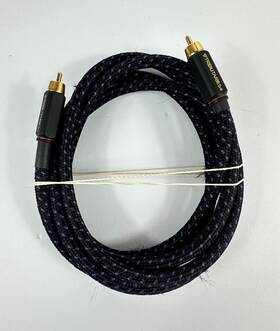 6s-040b Tributaries Series 6 Subwoofer Rca Interconnect Cables 6.5ft