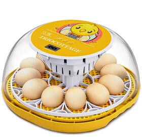 Incubator-12y-shou Triocottage 12 Clear Egg Hatching Incubator With Automatic Turning And Auto Water Rep