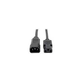 P004-015 Tripp Lite 037332180483 Eaton Power Cord - C13 Female Left Gender C14 Male Right