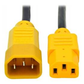 P004-004-yw Tripp Lite 4ft Computer Power Cord Extension Cable C14 To C13 Yellow