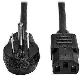 P007-006-15d Tripplite Tripp Lite Computer Power Cord Right-angle 5-15p To C13 15a 125v 14awg 6ft