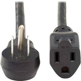 P024-001-13a15d Tripplite Tripp Lite Power Extension Cord Right-angle 5-15p To 5-15r 16awg 13a 1ft