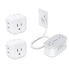 89b79847-c37c-4b0d-8e4fe Trond Surge Protector Power Strip And Multi Plug Outlet Extender 2 Pack