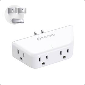 Td-ea-us30e-101 Trond Outlet Extender Surge Protector - Multi Plug Wall With 4 Grounde