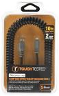 Tt-cc10-ip5 Mizco Toughtest Heavy Duty Coiled Amp Usb Cable 758302035182