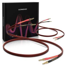 Uc-3100962 Ucinnovate Pure Copper Speaker Wire With Gold-plated Banana Plugs 2 Pack 13f