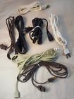 Unbranded Lot Of Electrical Cords Cables Plugs Some Vintage Varying