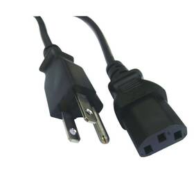 Universal 765829871896 3 Pronged Power Cord 6 Foot Ul For Computers Monitors Electronics