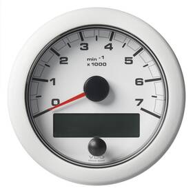 A2c1065820001 Vdo 3-3/8 Inch 85mm Oceanlink Nmea 2000 Tach - 7000 Rpm White Dial