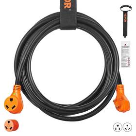Tt-30p Vevor 840281562442 50ft Rv Extension Cord Power 30amp Nema Tt-30r/nema Etl Liste