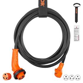 L5-30r Vevor 840281562459 25 Ft Rv Power Cord Generator 30a Nema Tt-30p/ Etl Liste