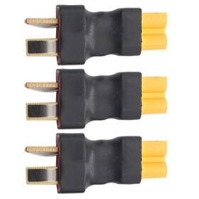 Xt-30 Vgoohobby Xz066 3pcs T Plug Style Male To Xt30 Female Adapter Connector For Rc Fpv Dron