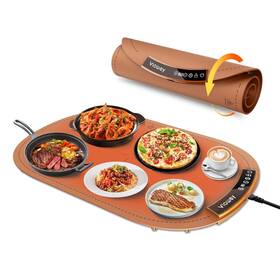 Bw613 Viowey Food Warming Mat Roll Up Electric Tray With 7 Temperature Settings A