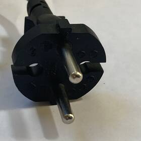 60320 Volex Vac7s New Type C Europlug Male To Iec C7 Female Power Cable Black
